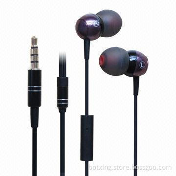Earphones for iPhone 5, high quality metal shell, good bass sound